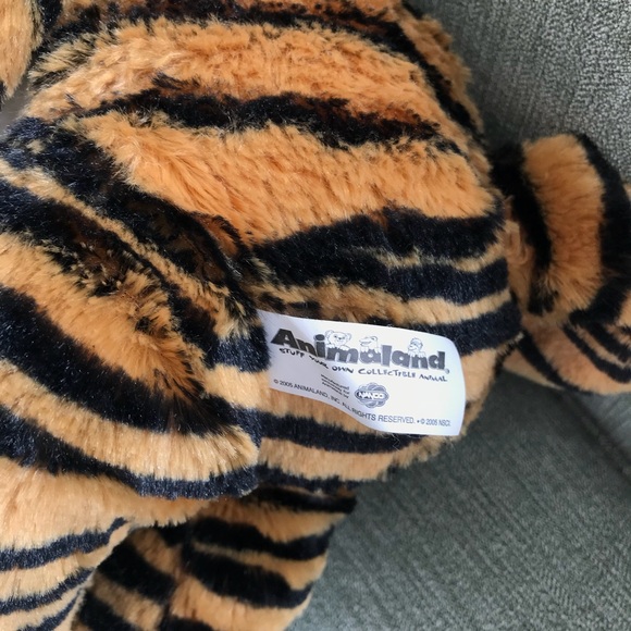 Nanco Animaland 16” Stuffed Tiger w/Poodle Skirt - Picture 4 of 5